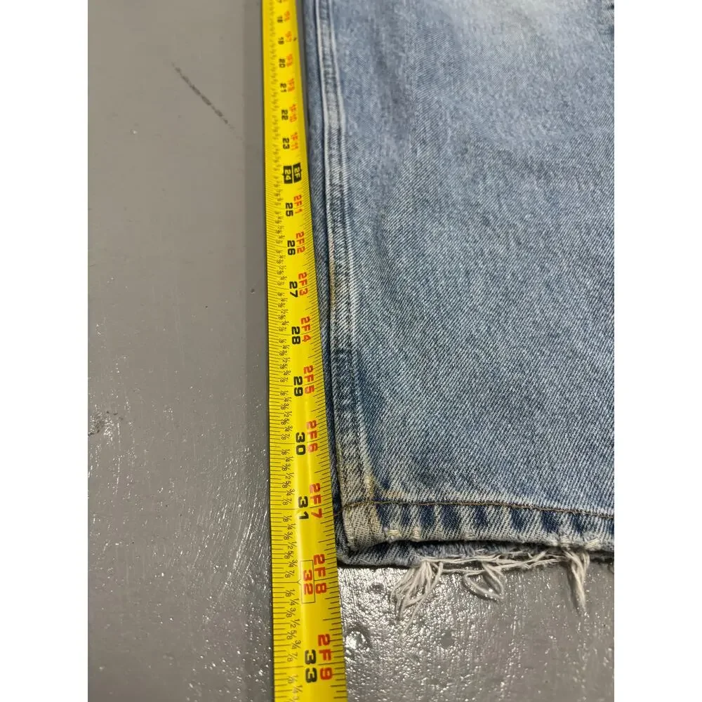 Vintage Calvin Klein Jeans 90s Baggy Loose Fit Blue Denim‎ Men's 34x30